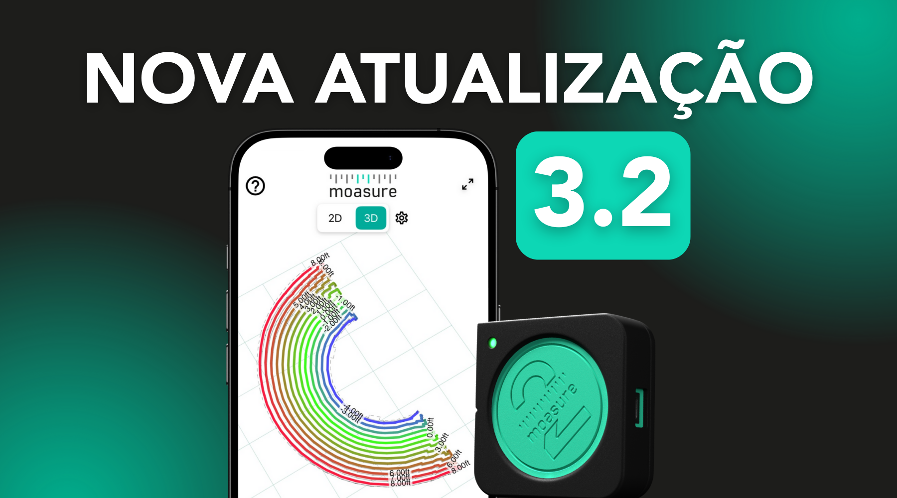Versão 3.2 da app Moasure: Mais formas de personalizar as suas medições
