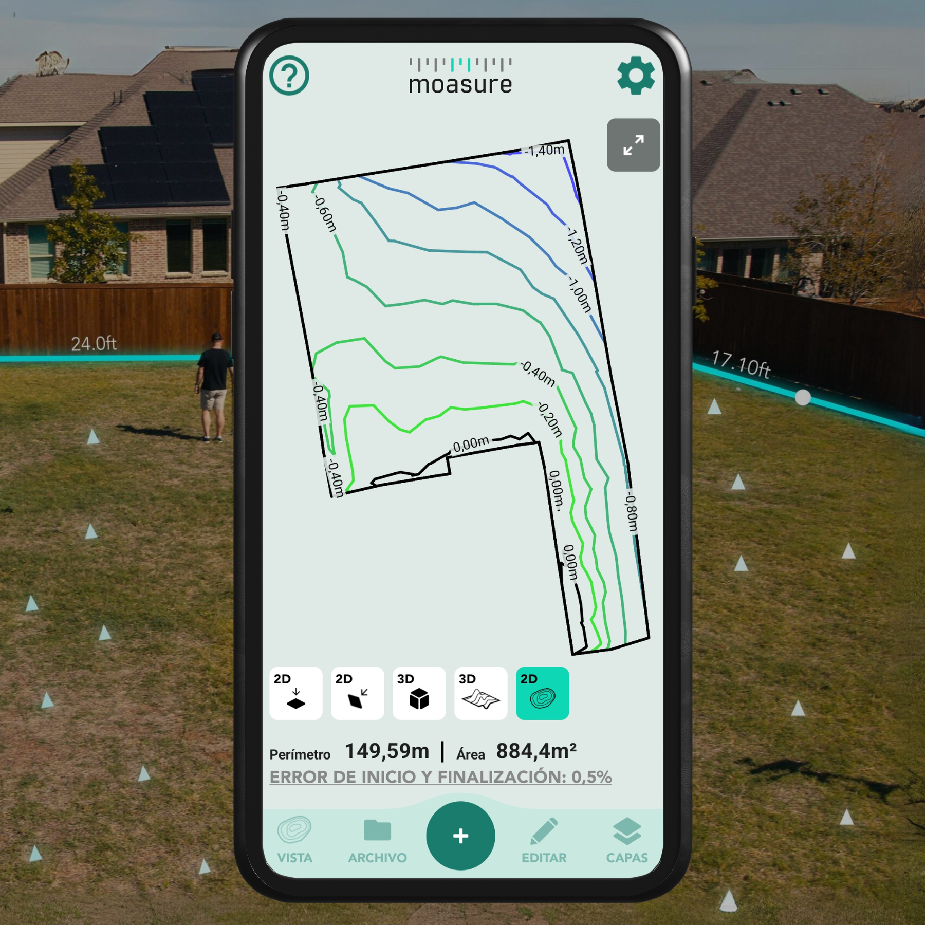 Mapeamento 3D do Terreno, Cálculo de Volume e Personalização de PDFs
